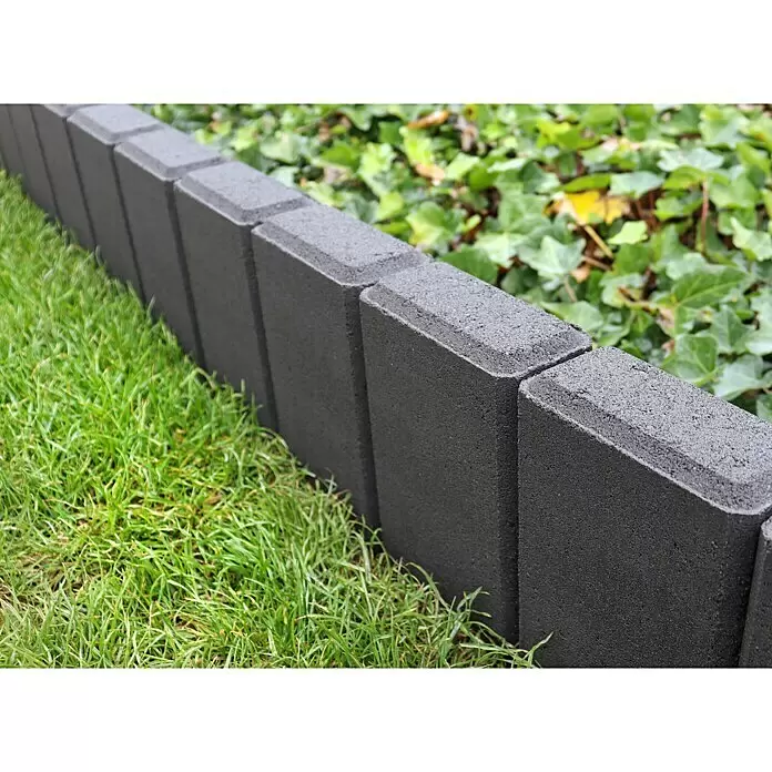 Christoph Palisade C-Line - 12,5 x 6 x 25 cm, Anthrazit, Beton - Anwendungsbeispiel