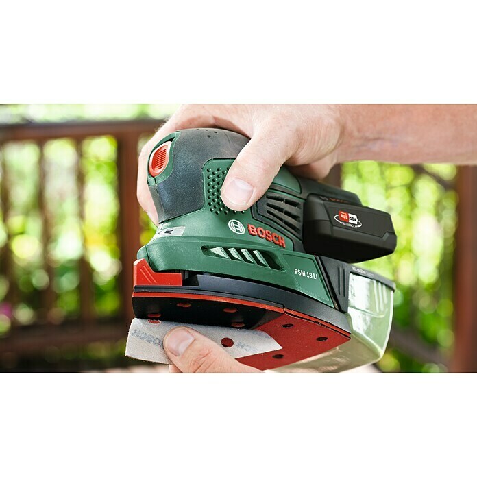 Bosch 18 V Power for All Akku-Multischleifer PSM 18 LI18 V, Li-Ionen, Ohne Akku, 22.000 U/min Detail Shot