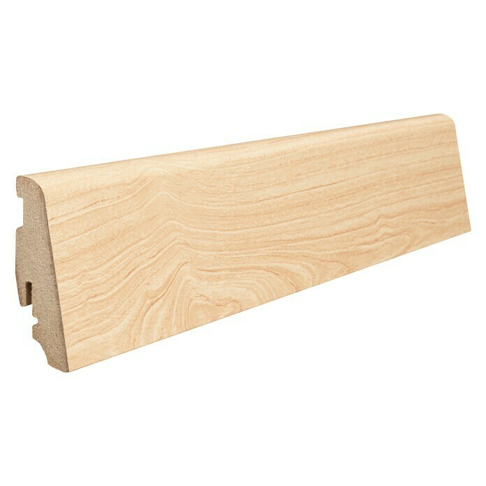 Living by Haro Sockelleiste Ahorn Akzent (220 cm x 19 mm x 58 mm, MDF)