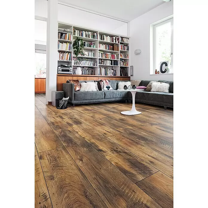 Living by Haro Laminatmuster Gigante Eiche Fattoria - 200 x 243 x 8 mm, Landhausdiele - Stimmungsaufnahme