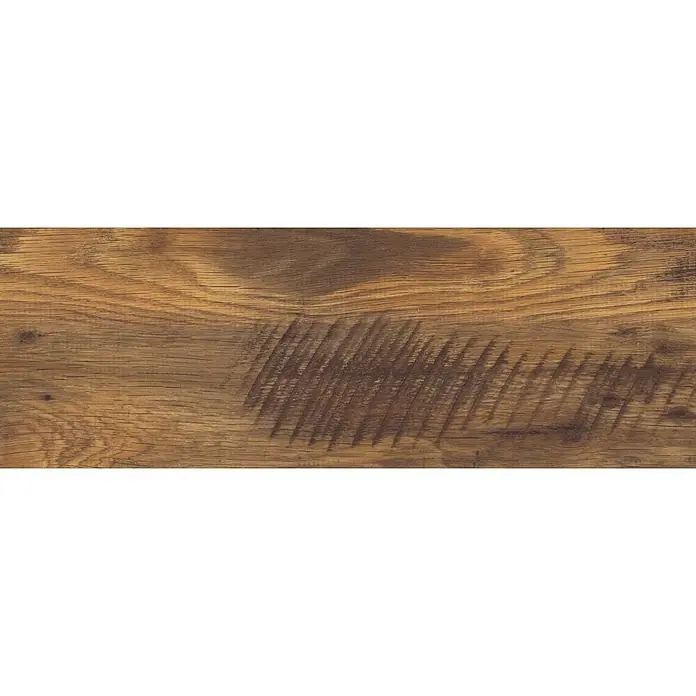 Living by Haro Laminat Gigante - Eiche Fattoria, Landhausdiele, 2.200 x 243 x 8 mm - Detailaufnahme einer Holzoberfläche mit markanter Maserung und warmen Farbtönen, ideal für Möbel oder Bodenbeläge.