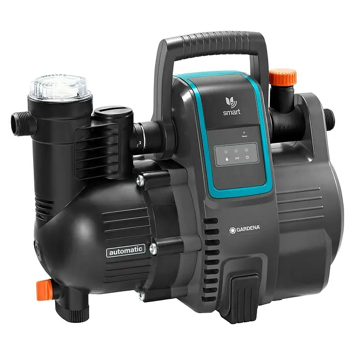 Gardena Smart system Hauswasserautomat smart Pressure Pump - 1.300 W, Max. Fördermenge: 5.000 l/h, Max. Druck: 5 bar - Die smarte GARDENA Gartenpumpe für eine effiziente und automatische Gartenbewässerung.