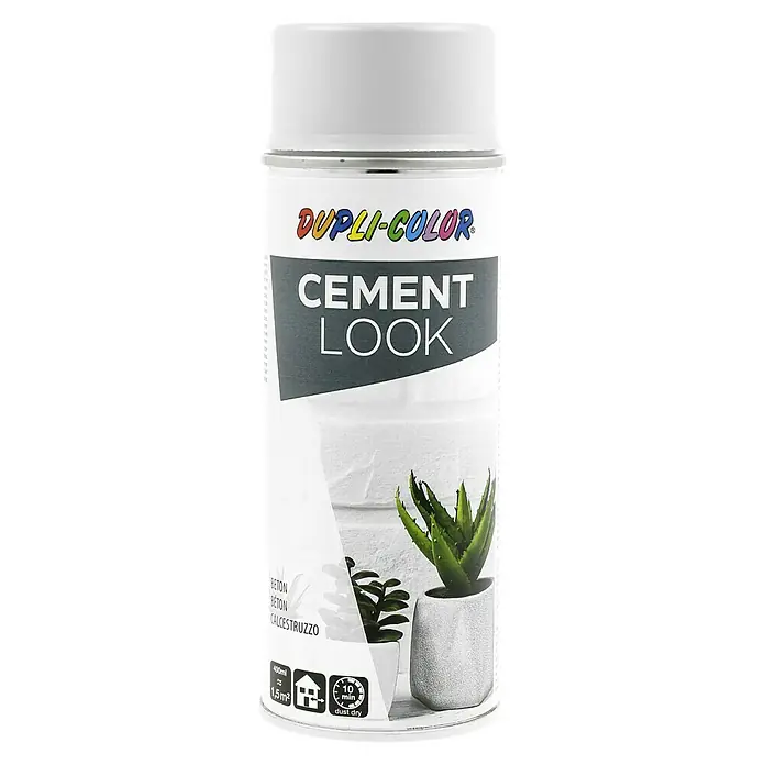 Dupli-Color Spezial-Lackspray Cement Look - Assuan Light, Matt, 400 ml - Eine Dose Dupli-Color Sprühfarbe im Zement-Look. Ideal für DIY-Projekte und zur Gestaltung von Oberflächen mit Betonoptik.