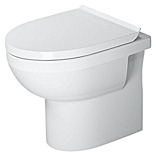Duravit DuraStyle Stand-WC-Set (Spülrandlos, Ohne Spezialglasur, Spülform: Tief, WC Abgang: Waagerecht, Weiß)