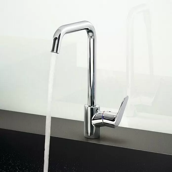 Hansgrohe Spültischarmatur Focus M41 - U-Auslauf, Chrom, Glänzend - Anwendungsbeispiel