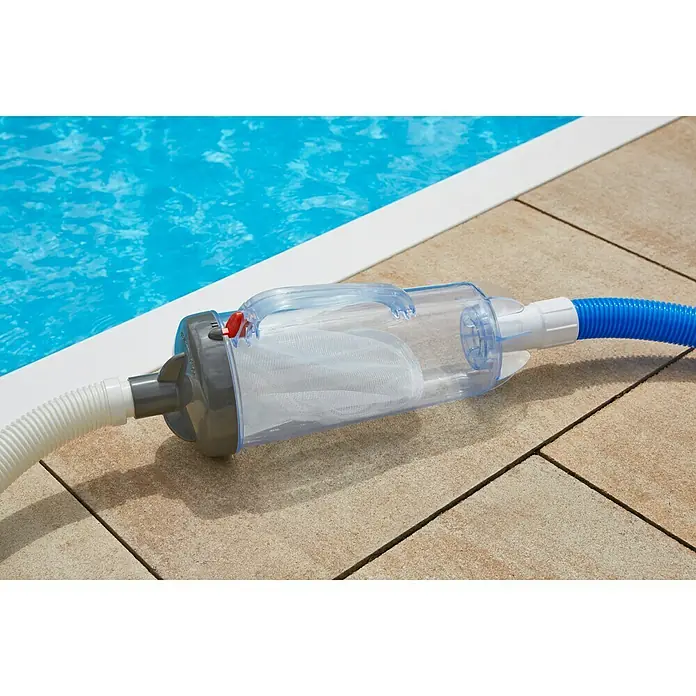 Malibu Laubsammler - Durchmesser Anschluss: 32 mm - 38 mm - Ein Poolschlauch-Vorfilter zum Einfangen von Schmutz, Blättern und Insekten, um die Poolpumpe zu schonen.