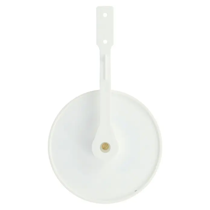 TFA Dostmann Fensterthermometer - Analog - Weiße Wandbefestigung mit einem runden Teller und einem Arm mit zwei Löchern zur einfachen und sicheren Montage an der Wand.