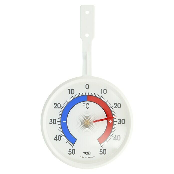 TFA Dostmann FensterthermometerAnalog, Breite: 21 mm Front View