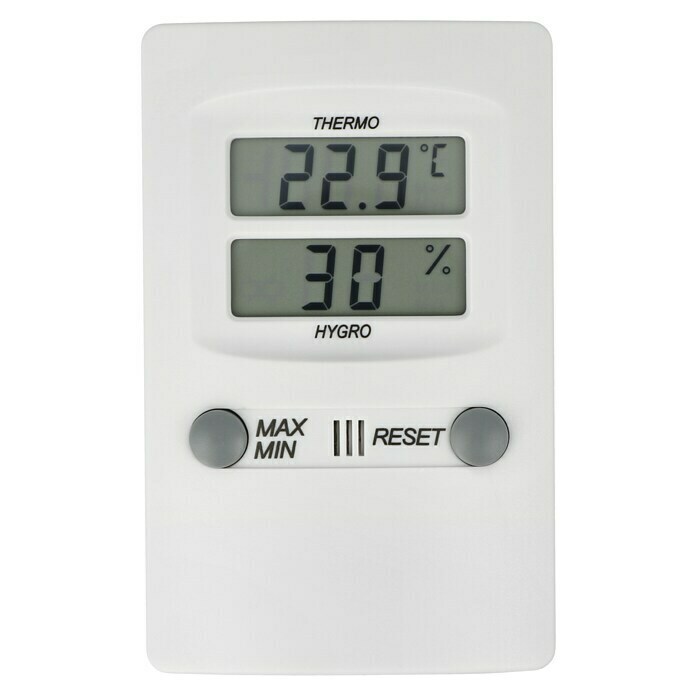 TFA Dostmann Thermo-HygrometerDigital, Breite: 7 cm Front View