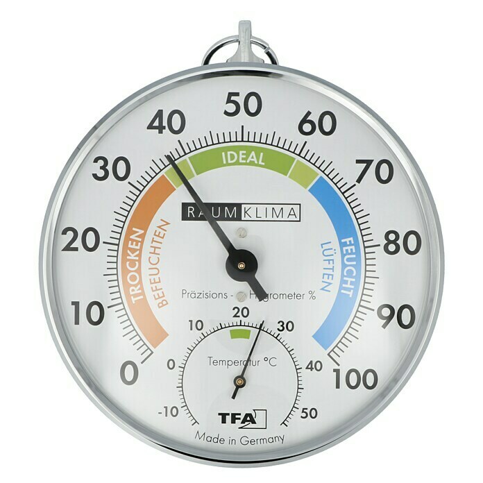 TFA Dostmann Thermo-HygrometerAnalog Front View