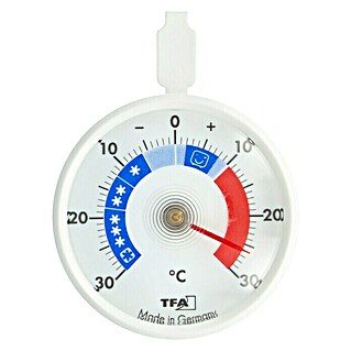 TFA Dostmann Kühlschrankthermometer (Anzeige: Analog, Durchmesser: 7,2 cm)