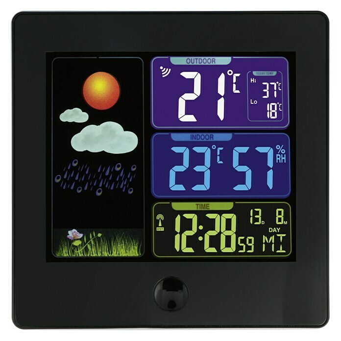 TFA Dostmann Wetterstation SunDigital, Reichweite Sensor: 60 m Front View