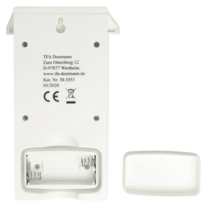 TFA Dostmann GartenthermometerDigital, Breite: 8,1 cm Back View