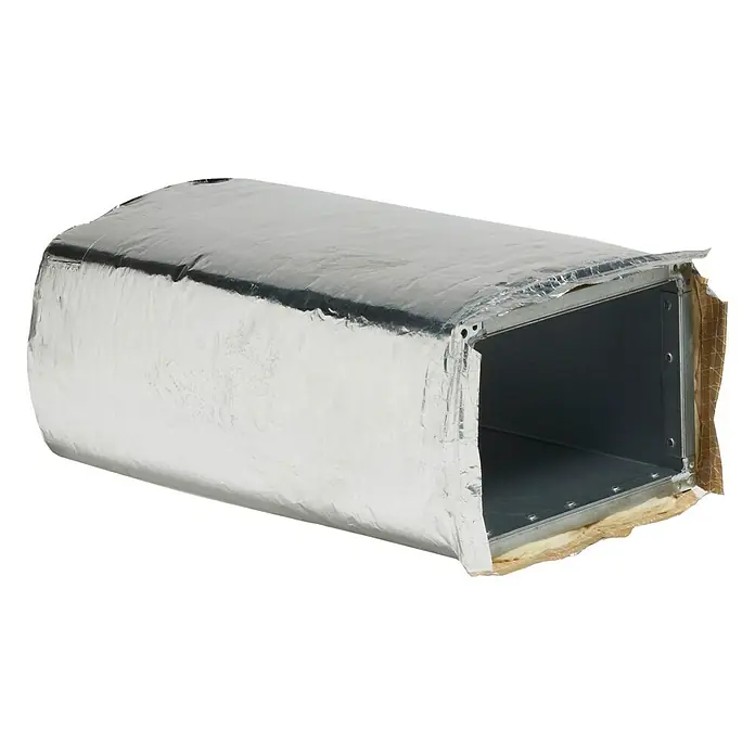 Isover Lana de vidrio Climcover Roll Alu3 - L x An x Es: 16,2 m x 1,2 m x 30 mm - Conducto rectangular aislado con lámina plateada. Ideal para sistemas de ventilación eficientes y fiables para ahorrar energía.