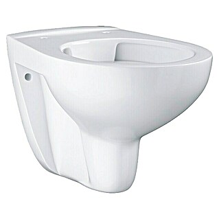 Grohe Hangend Toilet Bau Keramik (Zonder spoelrand, Voorzien van standaardglazuur, Spoelvorm: Diep, Uitlaat toilet: Horizontaal, Wit)
