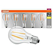 Osram LED-Leuchtmittel Classic A 60 (5 Stk., 7 W, E27, Warmweiß, Klar)