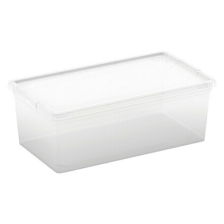 KIS Aufbewahrungsbox C-Box XS+ (19 x 33,5 x 12 cm, 6 l, Transparent)