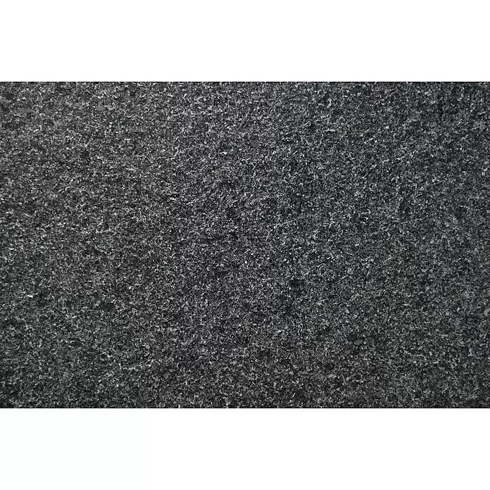 Fensterbank Assoluto Black softgebürstet - 113 x 20 x 2 cm, Schwarz, Naturstein - Detailaufnahme