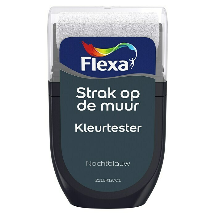 Flexa Strak op de Muur Kleurtester (Nachtblauw, 30 ml, Mat) | BAUHAUS