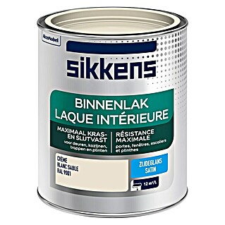 Sikkens Kleurlak RAL 9001 Crème (Crème, Zijdeglans, 750 ml)