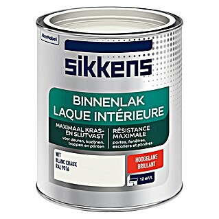 Sikkens Witte lak RAL 9016 Wit (Wit, Hoogglans, 750 ml)