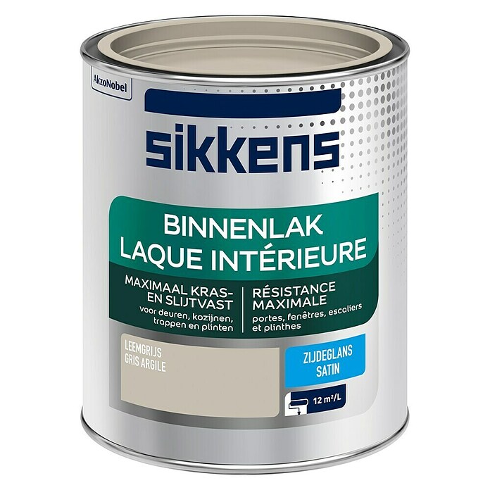Sikkens Kleurlak Leemgrijs (Leemgrijs, Zijdeglans, 750 ml) | BAUHAUS