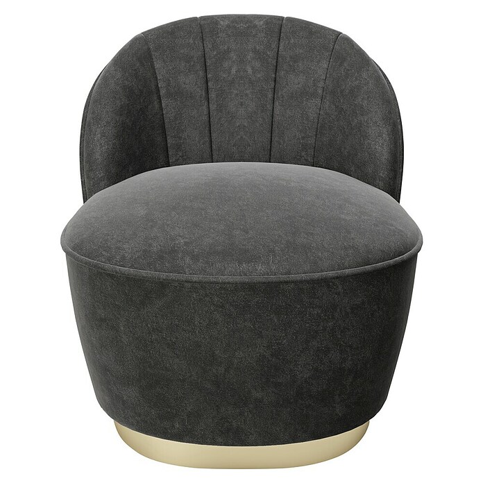 Sessel Stella (L x B x H: 67 x 71 x 70 cm, 100 % Polyester, Grau) | BAUHAUS
