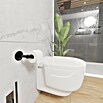 Walteco Wandregal Toilettenpapierhalter (Schwarz) | BAUHAUS