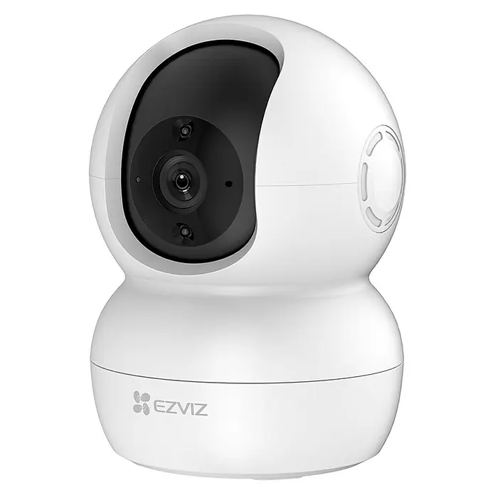 EZVIZ Cámara de vigilancia TY2 con cobertura visual de 360° - Blanco, Ángulo de detección: 360 °, Alcance de detección: 10 m - Una cámara de seguridad EZVIZ blanca e inalámbrica. Perfecta para uso en interiores, ofrece soluciones de monitoreo flexibles.