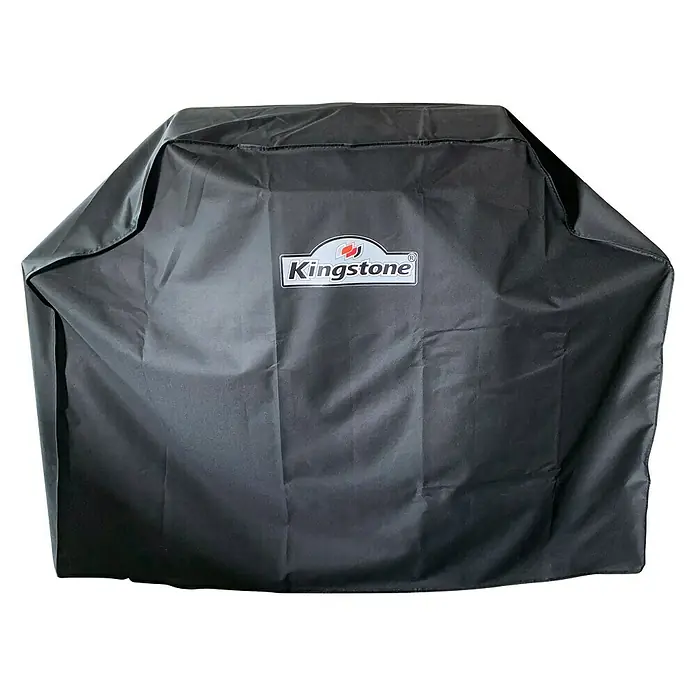 Kingstone Grill-Schutzhülle - Kunststoff, Kingstone Smoker Black Angus XXL - Eine schwarze Kingstone Grillabdeckung zum Schutz vor Witterungseinflüssen, ideal für die Aufbewahrung im Freien. Schützt den Grill zuverlässig.