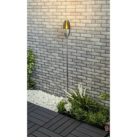 BAUHAUS  Solar-Erdspieß mit Flammeneffekt