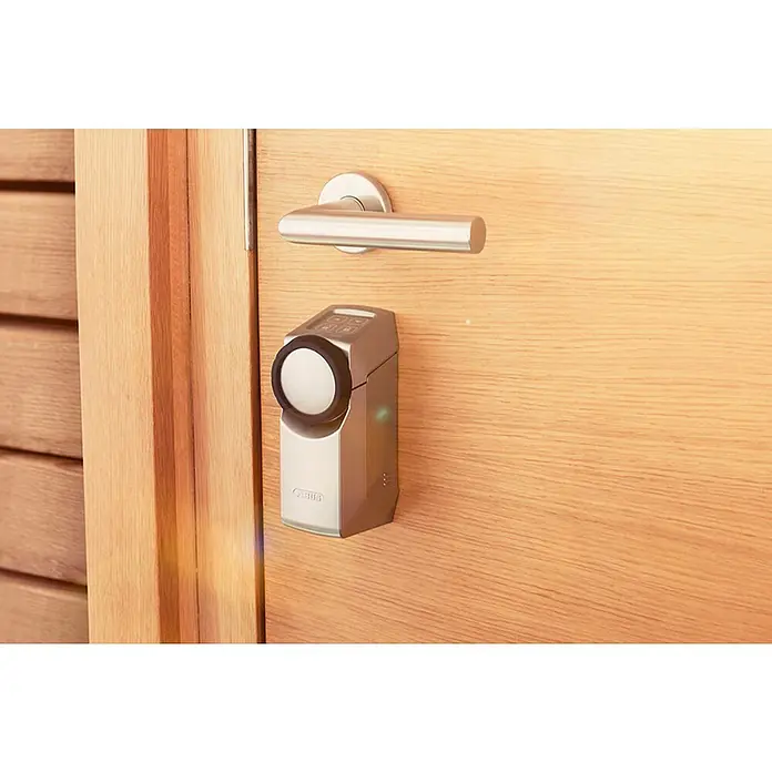 Abus Set de cerradura electrónica HomeTec Pro - 2 pzs. - Cerradura de puerta ABUS HomeTec Pro con cilindro de pomo y teclado para un acceso seguro y sin llave a su hogar.