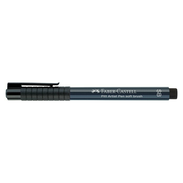 Faber-Castell Tuschestift Pitt SBIndigo dunkel, Brushspitze View From Above