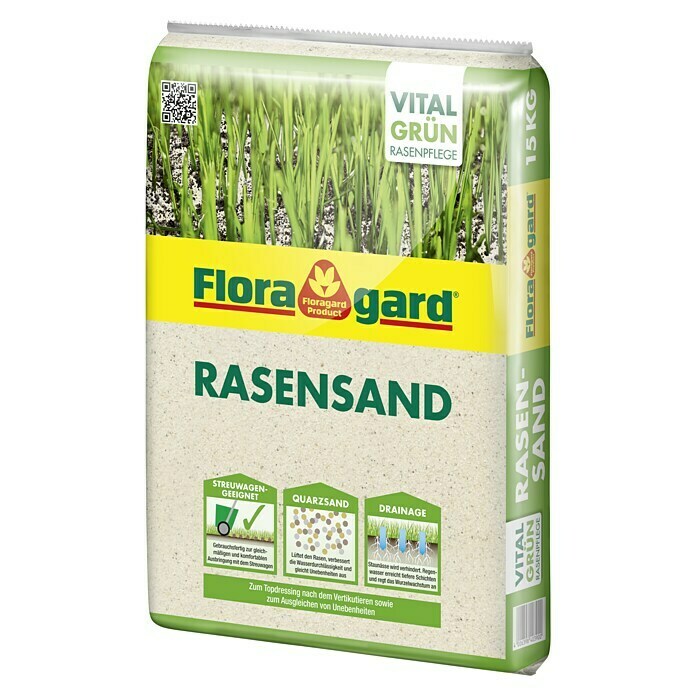 Floragard Rasensand15 kg Front View