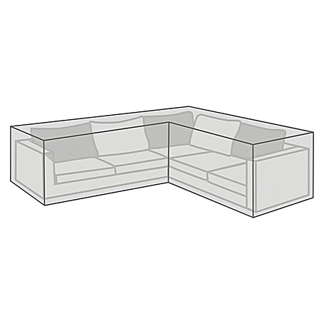 Sunfun Funda protectora para conjunto de jardín (L x An x Al: 270 x 95 x 85 cm, Plástico)