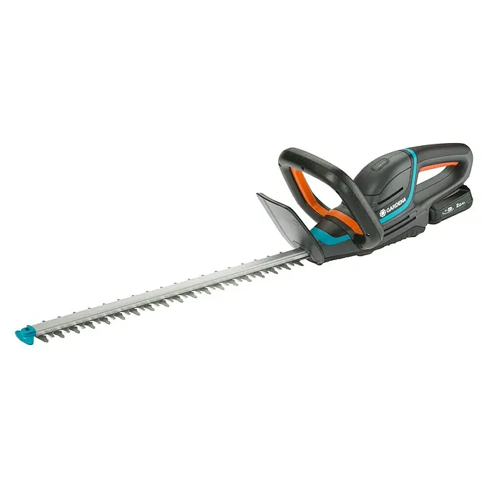 Gardena Power for All 18V Akku-Heckenschere ComfortCut 50 - 18 V, Li-Ionen, 1 Akku, Schwertlänge: 50 cm - Die Gardena Akku-Heckenschere ist ein praktisches Gartengerät zum einfachen Schneiden von Hecken und Sträuchern. Das Gerät ist leicht und einfach zu bedienen.