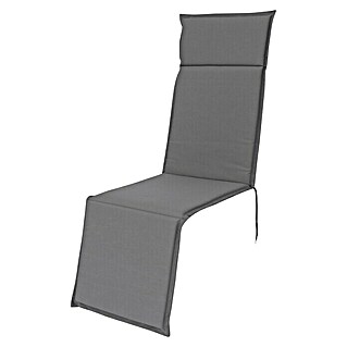 Sunfun Esdo Sitzauflage Relaxsessel (Grau, L x B x H: 174 x 50 x 4,5 cm, Materialzusammensetzung Bezug: 100 % Polyester)
