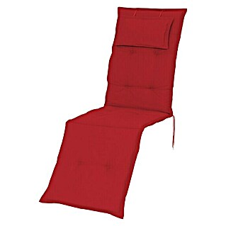 Sunfun Exclusive-Line Liegenauflage Deckchair (Chili, Polyester, L x B x H: 121 x 49 x 6 cm)