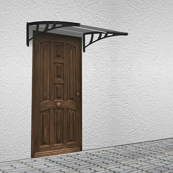 Marquesina para puerta Canopy (105 x 120 x 33 cm, Bronce)