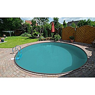 myPool Premium Pool-Set (Ø x H: 450 x 120 cm, 18 m³, Farbe Innenfolie: Grau)