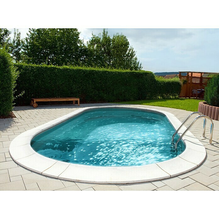 myPool Premium Pool-SetL x B x H: 525 x 320 x 120 cm, 17 m³, Farbe Innenfolie: Grau Mood Shot