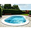 myPool Premium Stahlwand-Pool Ovalbecken (L x B x H: 700 x 350 x 150 cm, Weiß/Sand, 31 000 l) | BAUHAUS