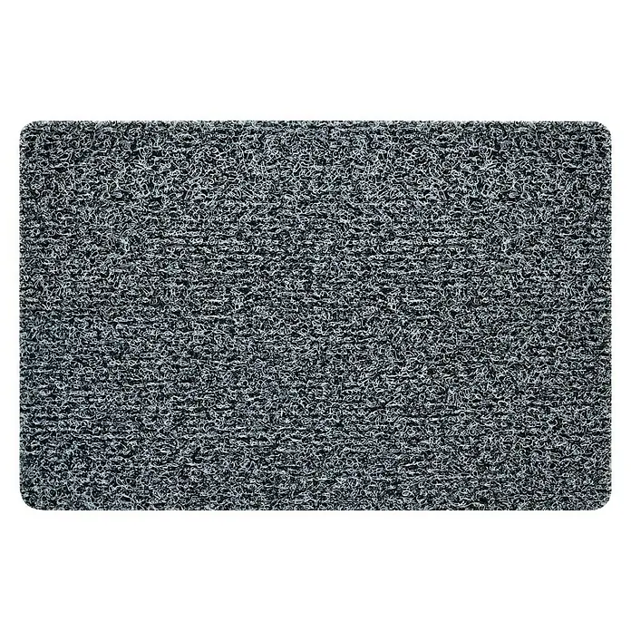 Diaqua Duschmatte Noodles - L x B: 40 x 60 cm, Schwarz/Weiß, PVC - Graue Schmutzfangmatte mit verschlungenen Fasern, ideal für den Eingangsbereich. Ein praktischer und stilvoller Fußabtreter.