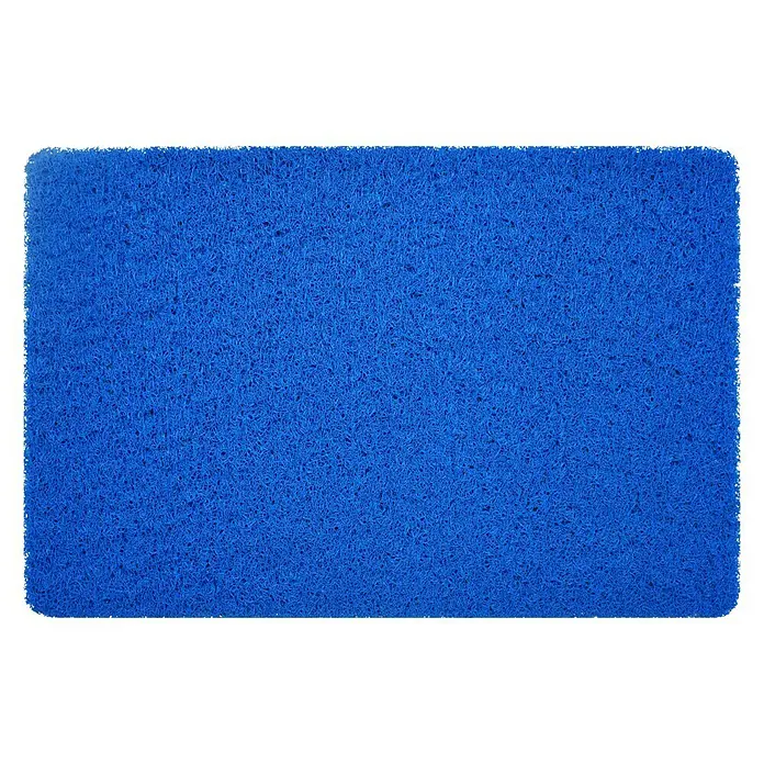 Diaqua Duschmatte Noodles - L x B: 40 x 60 cm, Blau, PVC - Blaue, rechteckige Fussmatte mit unebener Textur, ideal für Eingangsbereiche oder Badezimmer, um Schmutz und Nässe aufzufangen.