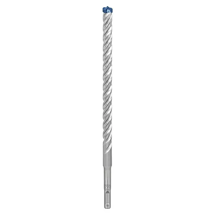 Bosch Expert Beton- & Steinbohrer SDS Plus-7X - 1 Stk., Durchmesser Bohrer: 14 mm - SDS-Max Bohrer mit blauer Spitze und spiralförmigem Schaft für effizientes Bohren in harten Materialien.