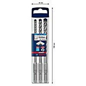 Bosch Expert Set svedrov SDS Plus-7X  (Primerno za material: Beton, Premer vrtalnega svedra: 10 mm, 3 -del.) | 2546 - Bohrer Stein, Beton | BCDA - Zubeh Bohrm/Bohrhämmer/Akkumasch | BCD - Maschinenzubehör | BC - Maschinenzubehör | B - Werkz/Masch/Maschzubeh/Auto | BAUHAUS