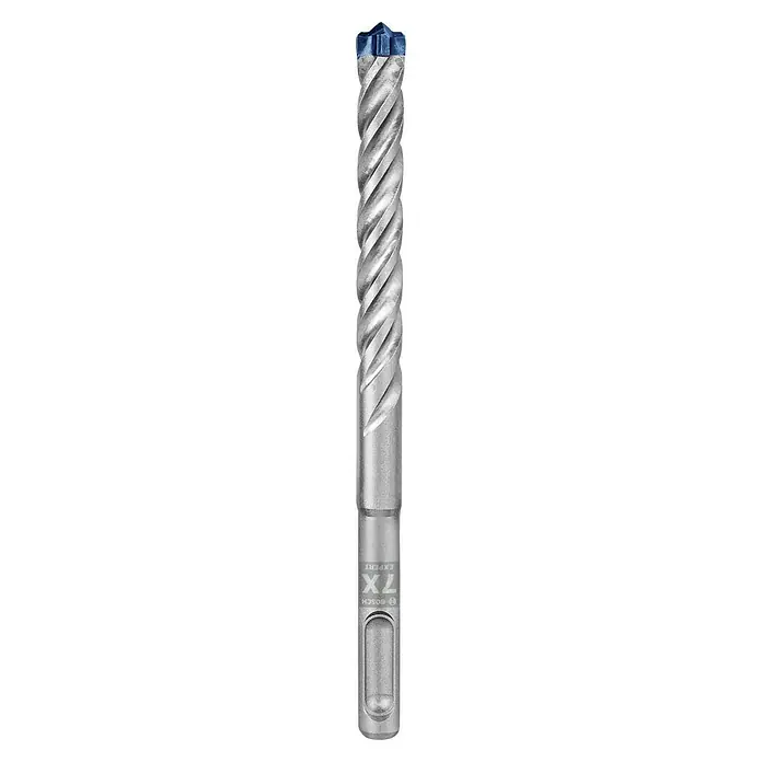 Bosch Expert Beton- & Steinbohrer SDS Plus-7X - 1 Stk., Durchmesser Bohrer: 12 mm, 100 mm - Bosch Expert SDS Plus Hammerbohrer XL7, ideal für Beton und Mauerwerk, präzise und langlebig für professionelle Anwendungen.