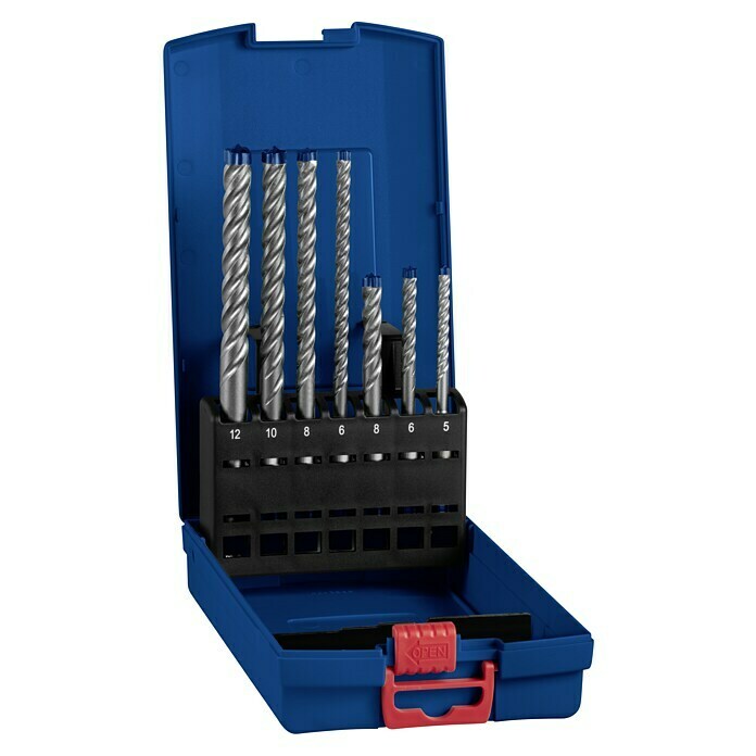 Bosch Professional Expert SDS-Plus Betonbohrer-Set SDS Plus-7X7 -tlg., Durchmesser: 5 mm - 10 mm Diagonal View