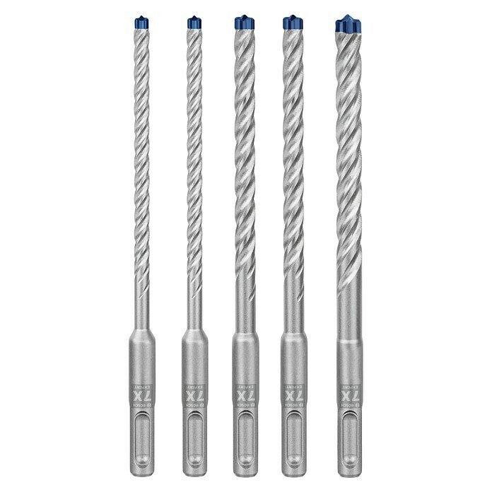 Bosch Professional Expert SDS-Plus Betonbohrer-Set SDS Plus-7X5 -tlg., Durchmesser: 6 mm - 10 mm Front View