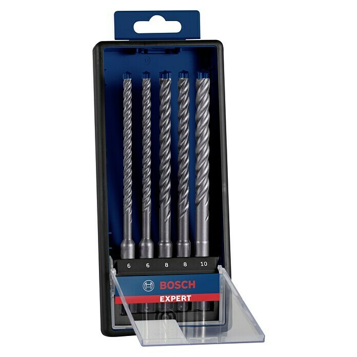 Bosch Professional Expert SDS-Plus Betonbohrer-Set SDS Plus-7X5 -tlg., Durchmesser: 6 mm - 10 mm Diagonal View